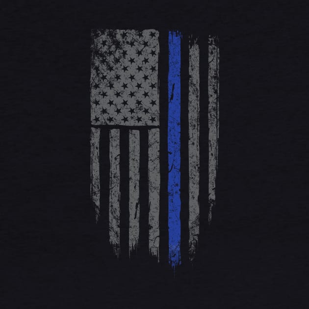 thin Blue Line by MindsparkCreative